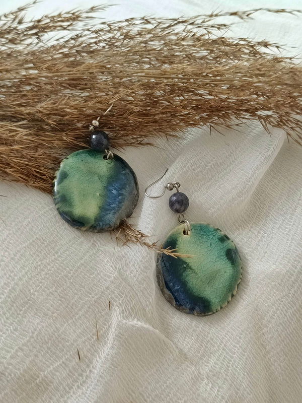 Rozzana -Grey and turquoise