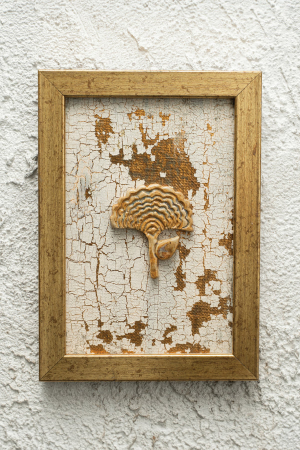 Gilded Ginkgo Relic Wall Art