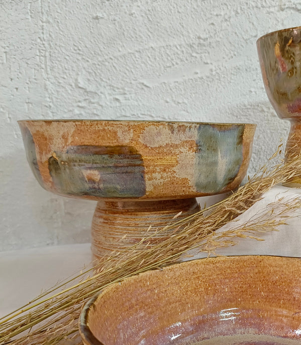 Bowls with stand,Set of 3