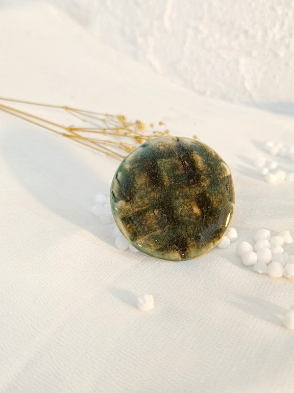 Vasl - textured moss green