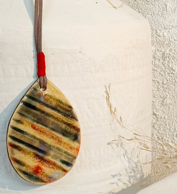 Afreen- Grey diagonal strips