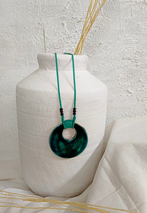 Afreen - Dark turquoise round