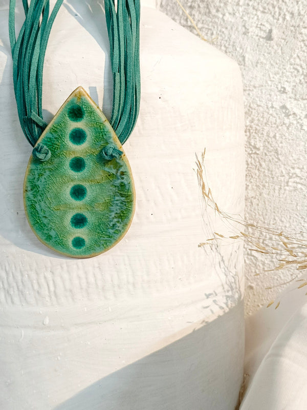 Afreen -Teardrop sea green