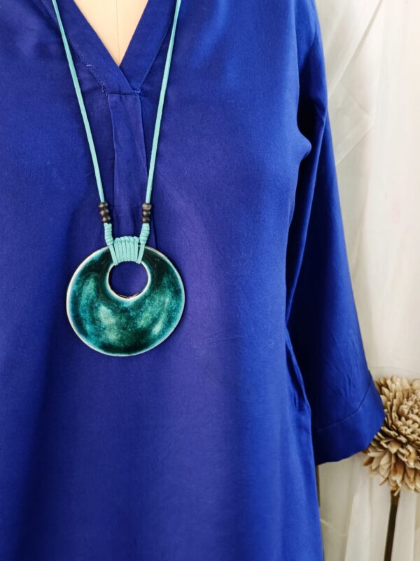 Afreen - Dark turquoise round - Image 3