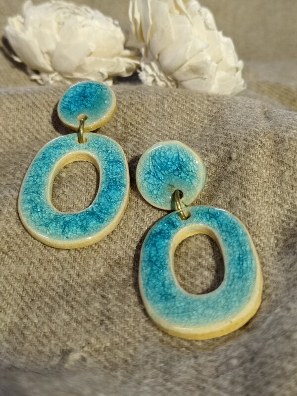 Miwa - Deep turquoise oval