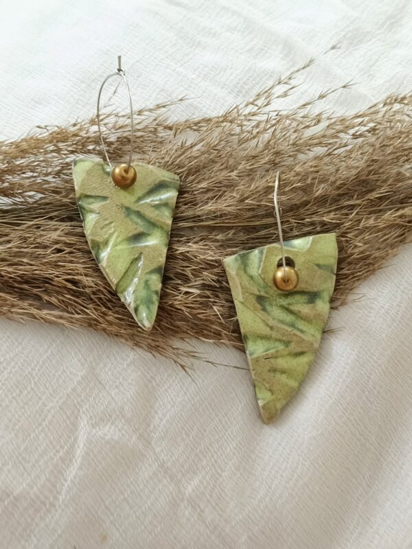 Lime green Textured