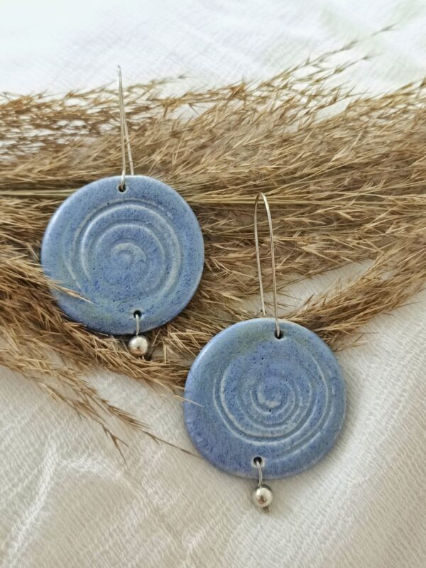 Ice blue spiral