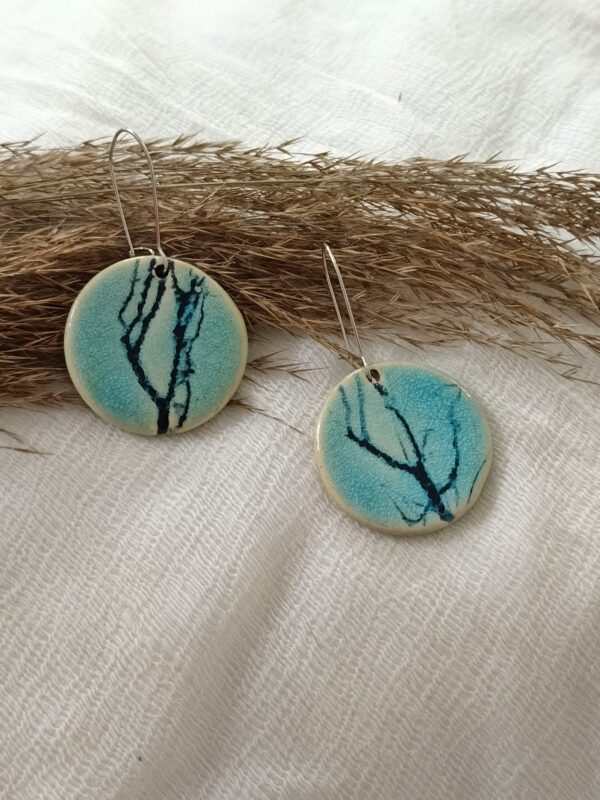 Turquoise crackle